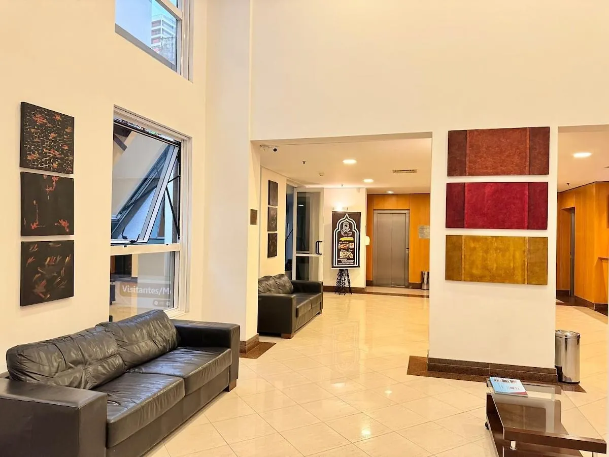 Proximo Metro Paulista, Piscina, Sauna, Academia 圣保罗